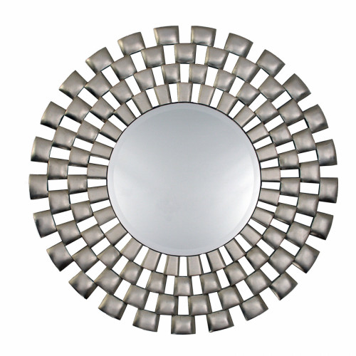 зеркало серебряное круглое большое в геометрической раме laviana в Махачкале