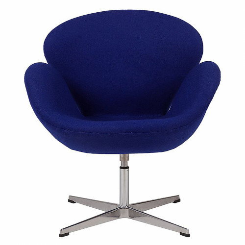 кресло swan chair синее в Махачкале