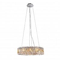 подвесная люстра crystal lux lirica sp10 d610 chrome в Махачкале