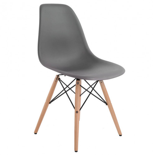 стул деревянный pc-015 серый (eames style) в Махачкале