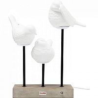 лампа настольная birds белая в Махачкале