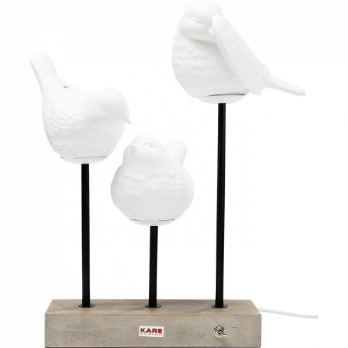 лампа настольная birds белая в Махачкале