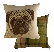 подушка с принтом waggydogs pug в Махачкале