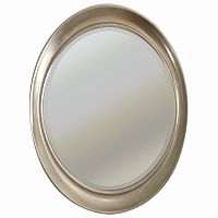 овальное зеркало настенное серебро oval antique silver в Махачкале