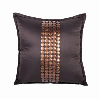 декоративная подушка handwork exclusive квадратная коричневая в Махачкале