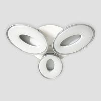 потолочная светодиодная люстра ambrella light orbital granule fg1020/3 wh 72w+36w d780 в Махачкале