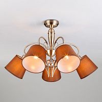 потолочная люстра eurosvet lilly 60074/5 античная бронза в Махачкале