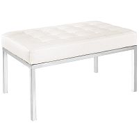 скамья bench белая кожа в Махачкале