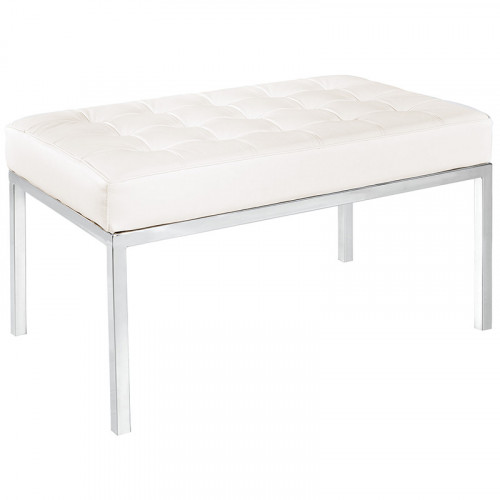 скамья bench белая кожа в Махачкале