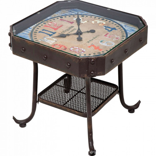 столик приставной antique clock черный в Махачкале