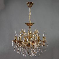 подвесная люстра ambiente leon 2128/6 wp tear drop в Махачкале