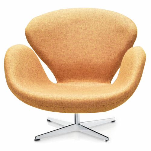 кресло swan chair коричневое в Махачкале