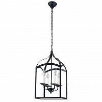 дизайнерская подвесная люстра spot light cage 9500404 черная в Махачкале