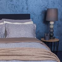 комплект постельного белья decoflux сатин 1.5 спальный versaille grey в Махачкале