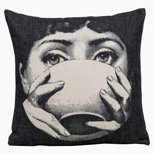 арт-подушка tea time fornasetti в Махачкале