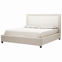 кровать двуспальная 160х200 бежевая dakota+ в Махачкале
