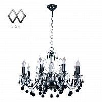 подвесная люстра mw-light барселона 313010208 черная в Махачкале