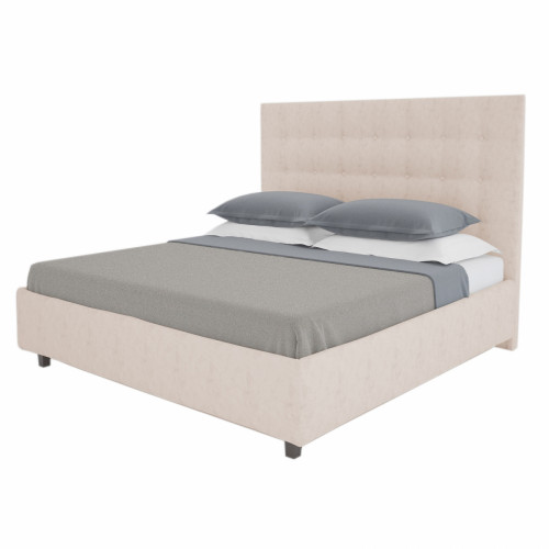 кровать большая 200х200 royal black светло-бежевая в Махачкале