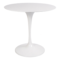 стол eero saarinen style tulip table top mdf d80 глянцевый белый в Махачкале