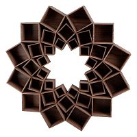стеллаж лотос 3 круга орех от odingeniy в Махачкале