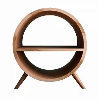 тумба ellipse круглая с полкой орех в Махачкале