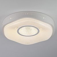 потолочный светодиодный светильник eurosvet shine 40011/1 led белый в Махачкале