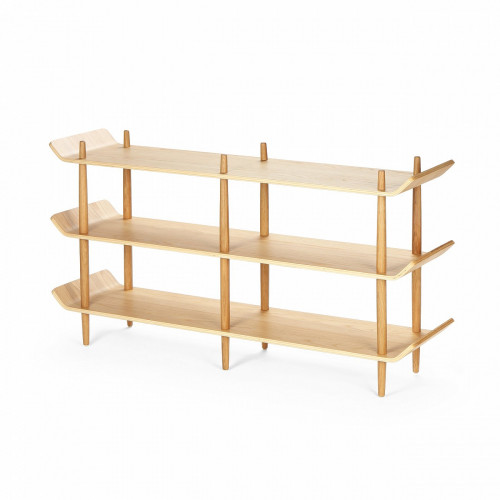стеллаж bentwood двойной светло-коричневый в Махачкале