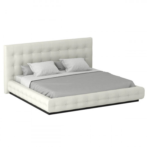 кровать двуспальная 180х200 белая kristal classic в Махачкале