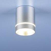 потолочный светодиодный светильник elektrostandard dlr021 9w 4200k хром матовый 4690389102943 в Махачкале
