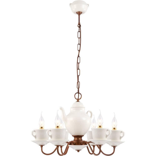 подвесная люстра arte lamp servizio a6483lm-6wh в Махачкале