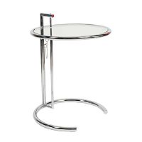 стол журнальный eileen gray style cocktail table e-1027 прозрачный в Махачкале