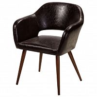 кресло oscar dark brown коричневое в Махачкале
