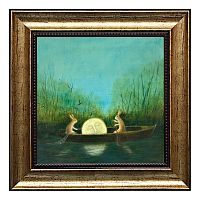 картина в раме "спящая луна" в Махачкале