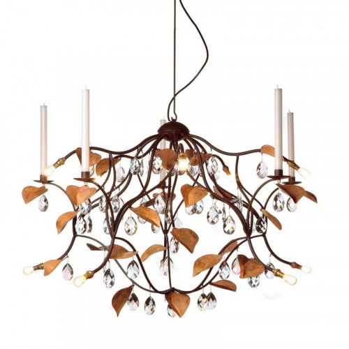 люстра jahreszeiten от delight collection прозрачная/бронзовая в Махачкале