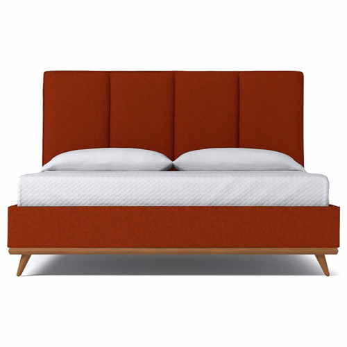 кровать двуспальная 160х200 красная carter pumpkin в Махачкале