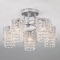 потолочная люстра eurosvet bonnie 30137/5 хром в Махачкале