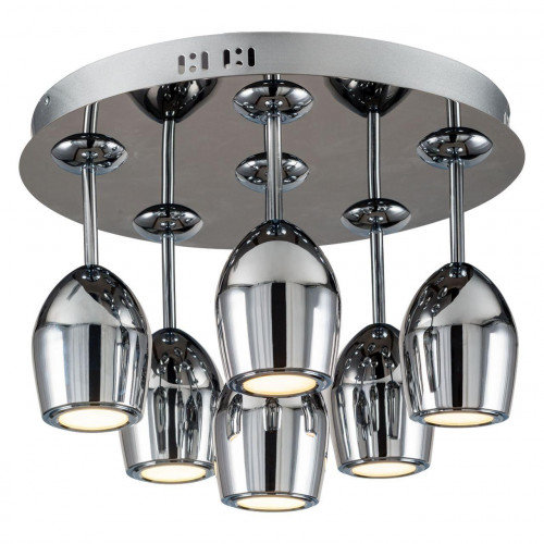 дизайнерская потолочная светодиодная люстра spot light merlot 1194668 хром в Махачкале