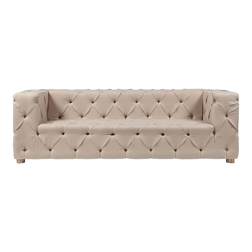 диван soho tufted прямой бежевый в Махачкале