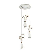 подвесная светодиодная люстра odeon light carolis 4035/18l в Махачкале