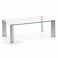 журнальный столик corner 110x60 со стеклянной столеницей c363c07 от la forma (ex julia grup) в Махачкале