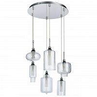 дизайнерская подвесная люстра spot light larissa 1890628 хром в Махачкале