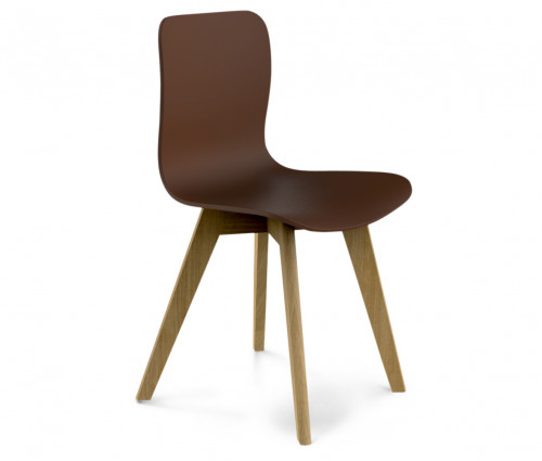 стул dsw коричневый s42 (eames style) в Махачкале