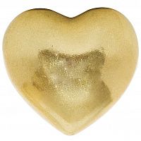 фигурка сердечко 7,6х7,1х4,6 золотое в Махачкале