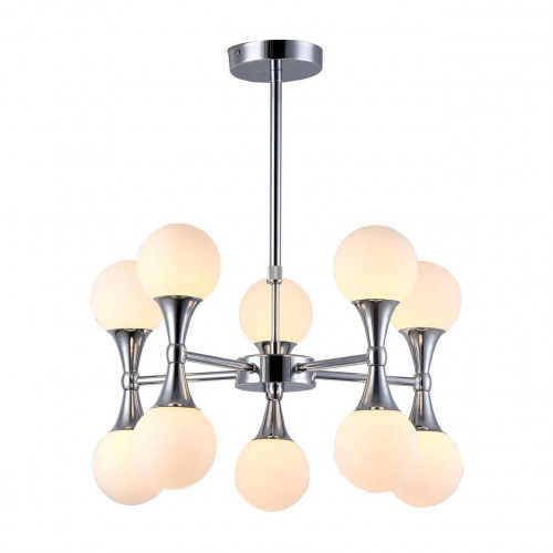 подвесная люстра arte lamp a9162lm-10cc белая в Махачкале