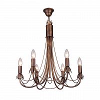 подвесная люстра toplight lucinda tl7350d-06br в Махачкале