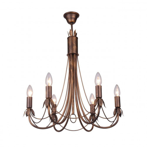 подвесная люстра toplight lucinda tl7350d-06br в Махачкале