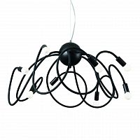 подвесная люстра ideal lux multiflex sp8 nero в Махачкале
