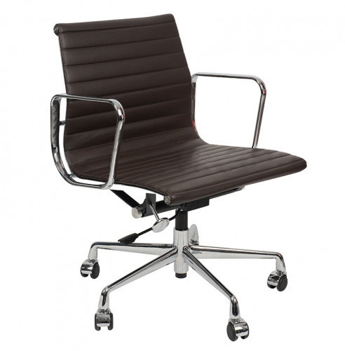 кресло eames style кофейная кожа в Махачкале