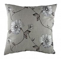 подушка с цветочным орнаментом gray flowers в Махачкале