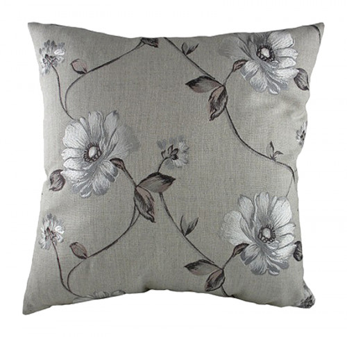 подушка с цветочным орнаментом gray flowers в Махачкале